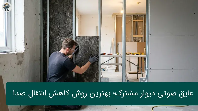 عایق صوتی دیوار مشترک؛ بهترین روش کاهش انتقال صدا